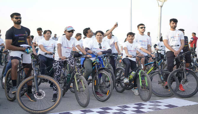 Rangothon Cycle Marathon Udaipur Cycle Holi Marathon
