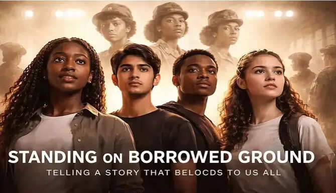 Students perform a dance and spoken word tribute to the 6888th Central Postal Directory Battalion at King Edward School Birmingham. Students honour the Six Triple Eight battalion through dance and spoken word at King Edward School.