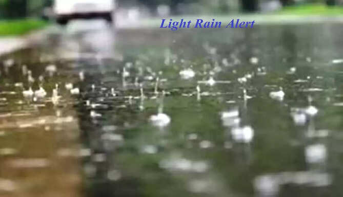light rain alert