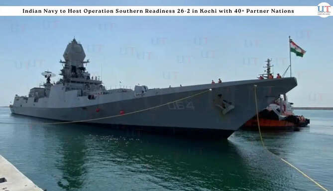 The Indian Navy will host Operation Southern Readiness 26-2 at Southern Naval Command, Kochi, from July 20&ndash;23, bringing together personnel from over 40 partner nations for advanced maritime security training