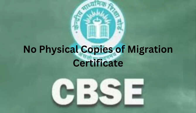 No Migration Certificate CBSE