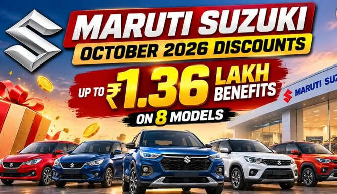 Maruti Grand Vitara with Maruti Suzuki October 2026 festive offer of up to INR 1.36 lakh