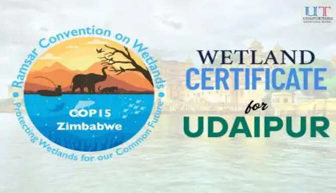 Ramsar Conservation will provide the certificates and letters to 31 newly declared Wetland Cities from across the world at the COP-15 Convention. Udaipur will receive it Wetland Certification on July 24