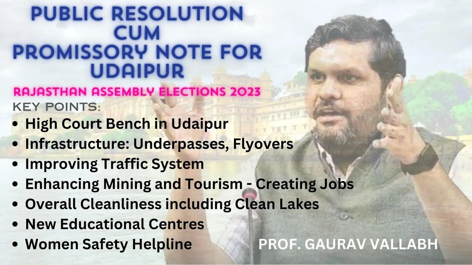 Public Resolution cum Promissory Note for Udaipur