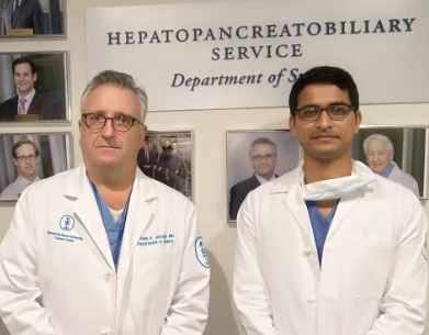 गीतांजली के डॉ. अरुण पाण्डेय ने न्यूयॉर्क में प्राप्त की नवीनतम तकनीको द्वारा पेन्क्रियाज कैंसर के इलाज की ट्रेनिंग