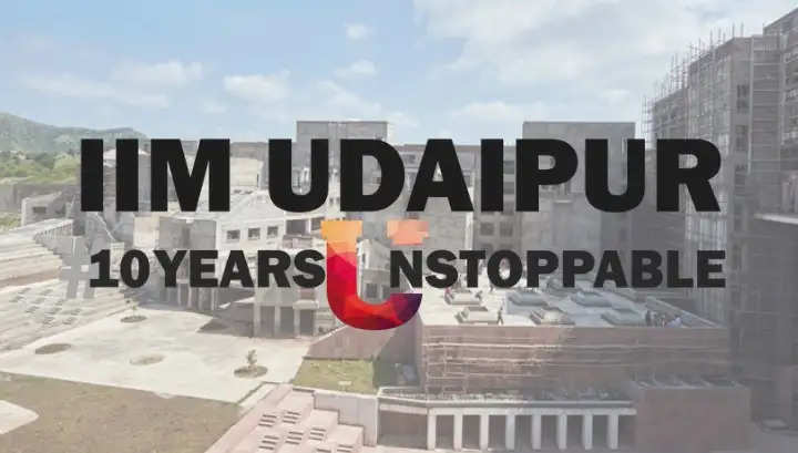IIM Udaipur 10 years of establishment janat shah dFuture Dr Sunil Gupta harvard