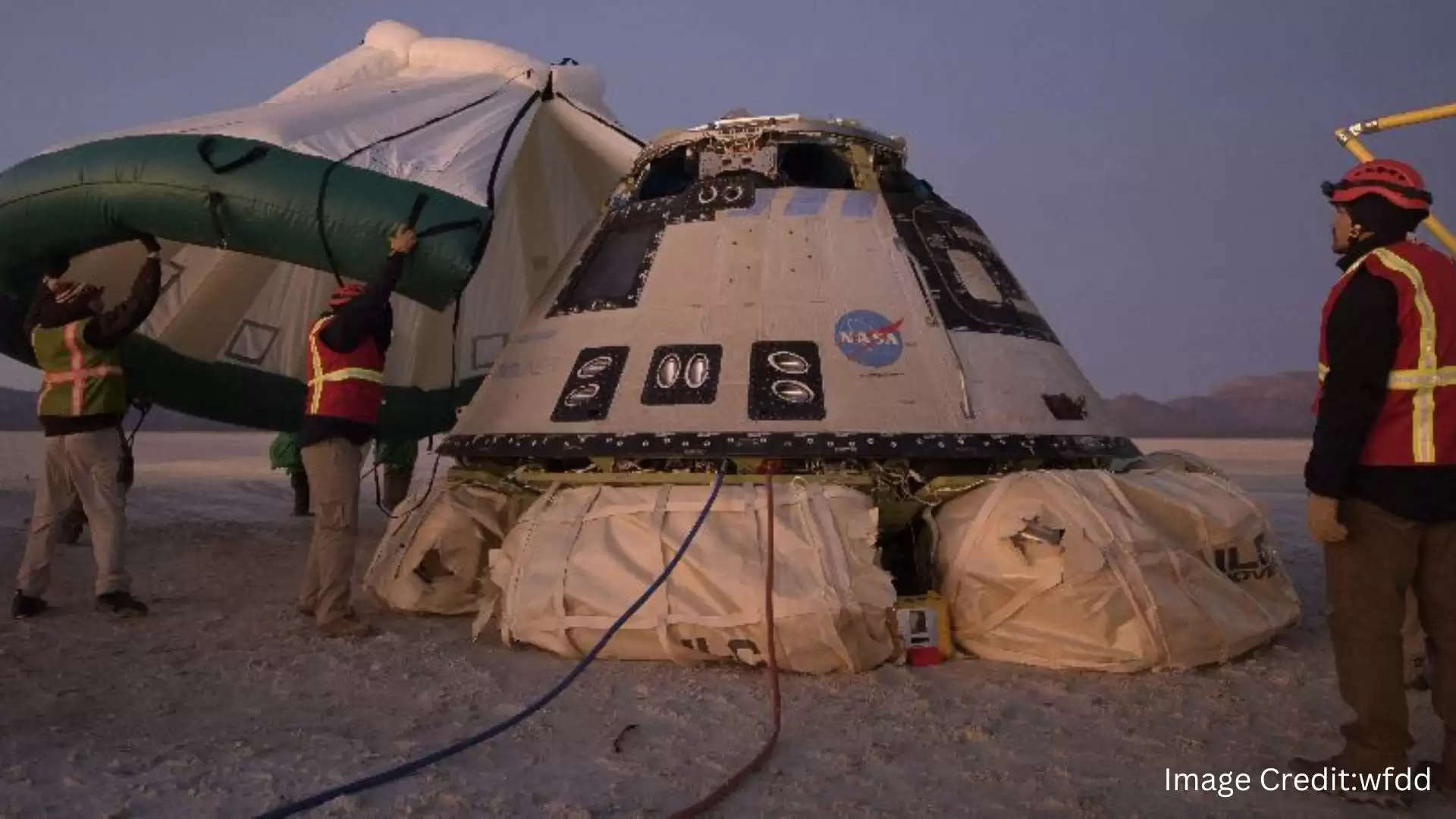 Boeing Starliner Soft Landing