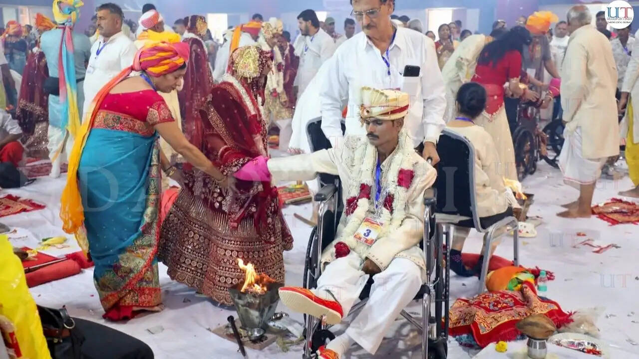 Narayan Seva sansthan Mass Wedding Photos Udaipur Local News Today