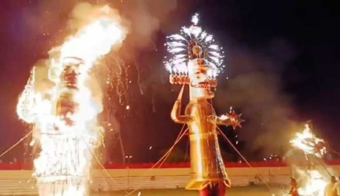 Ravan Dahan in Udaipur