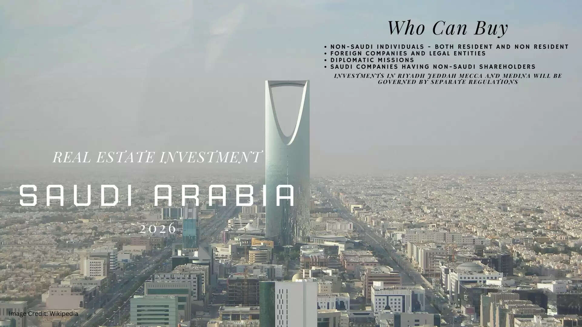 Saudi Arabia introduces new real estate ownership law for non-Saudis effective January 2026