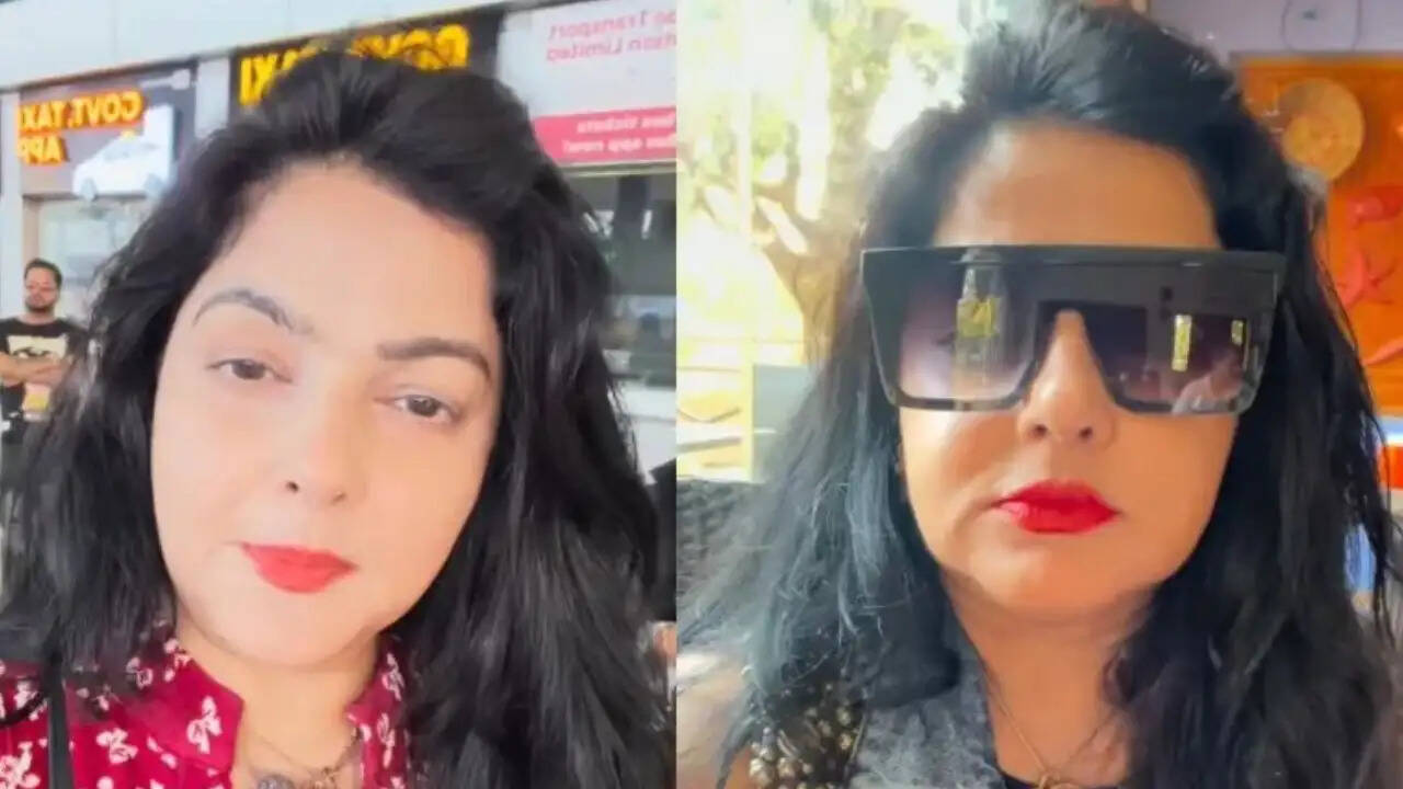 Mamta Kulkarni stunned fans with her glamorous western look in Goa, as her airport video went viral on social media