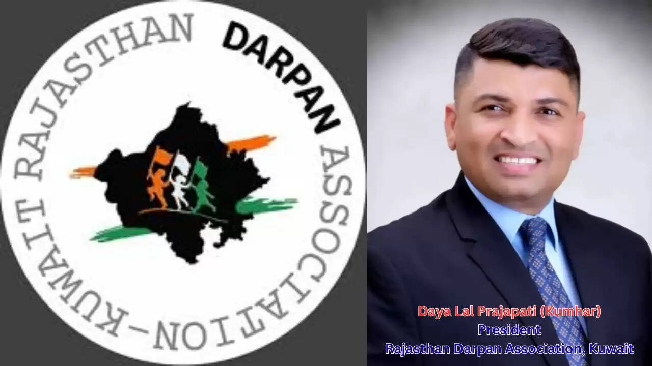 Daya Lal Prajapati Kumhar appointed as President of Rajasthan Darpan Association RDA, which serves the rajasthan community in kuwait, Rajasthani in Kuwait