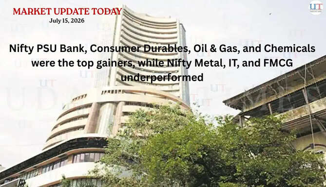 Nifty PSU Bank, Consumer Durables, Oil & Gas, and Chemicals were the top gainers, while Nifty Metal, IT, and FMCG underperformed