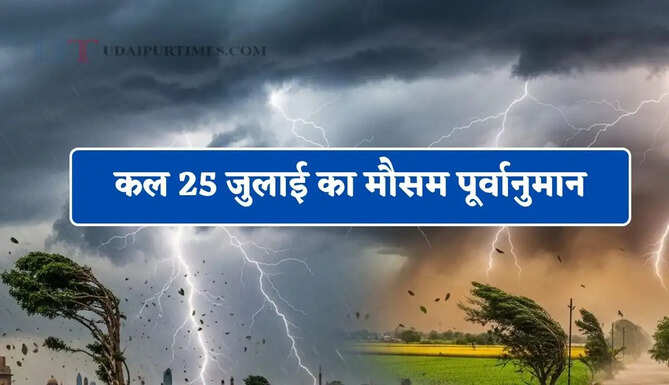  हरियाणा-राजस्थान समेत 17 राज्यों में भारी बारिश-तूफान का अलर्ट ! देखें कल का मौसम&nbsp;पूर्वानुमान