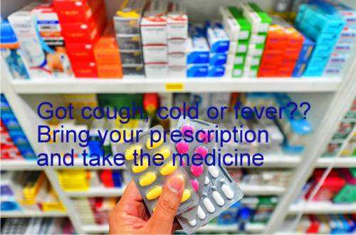 Medicines for cough, cold and fever only through prescriptions