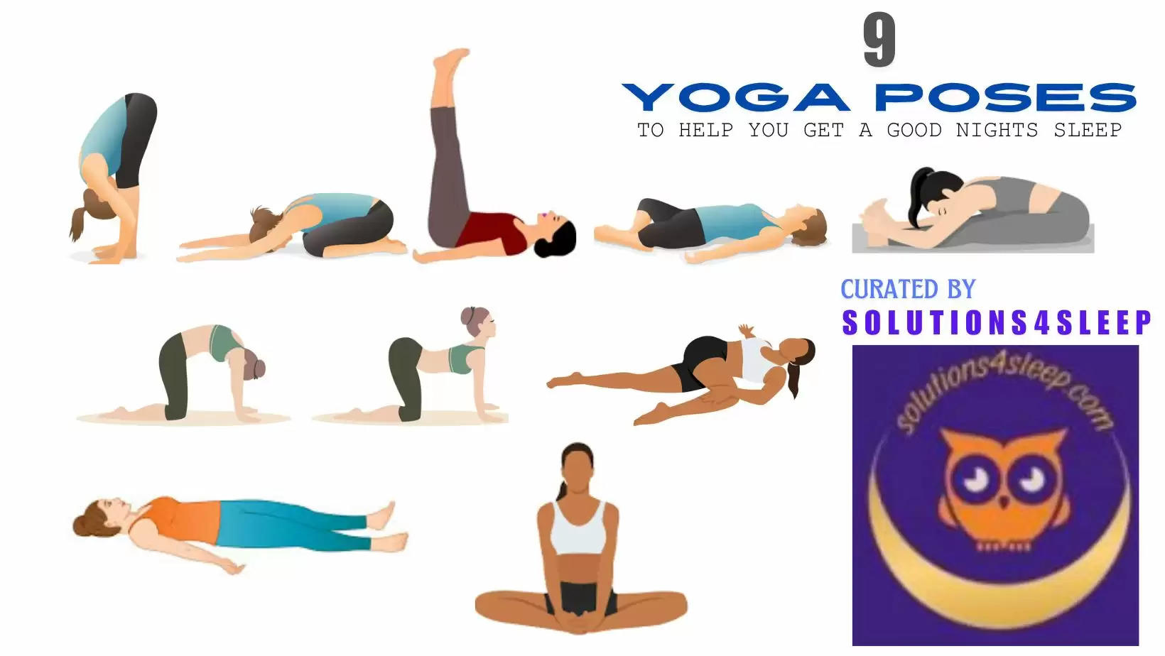 Try These Yoga Poses  After Dinner For A Good Night Sleep​​​​​​​