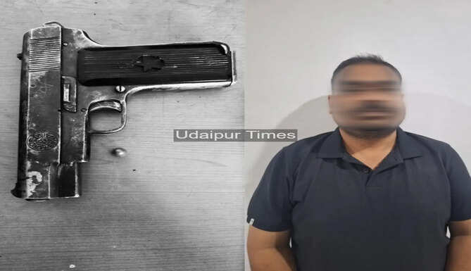 Man arrested with illegal pistol