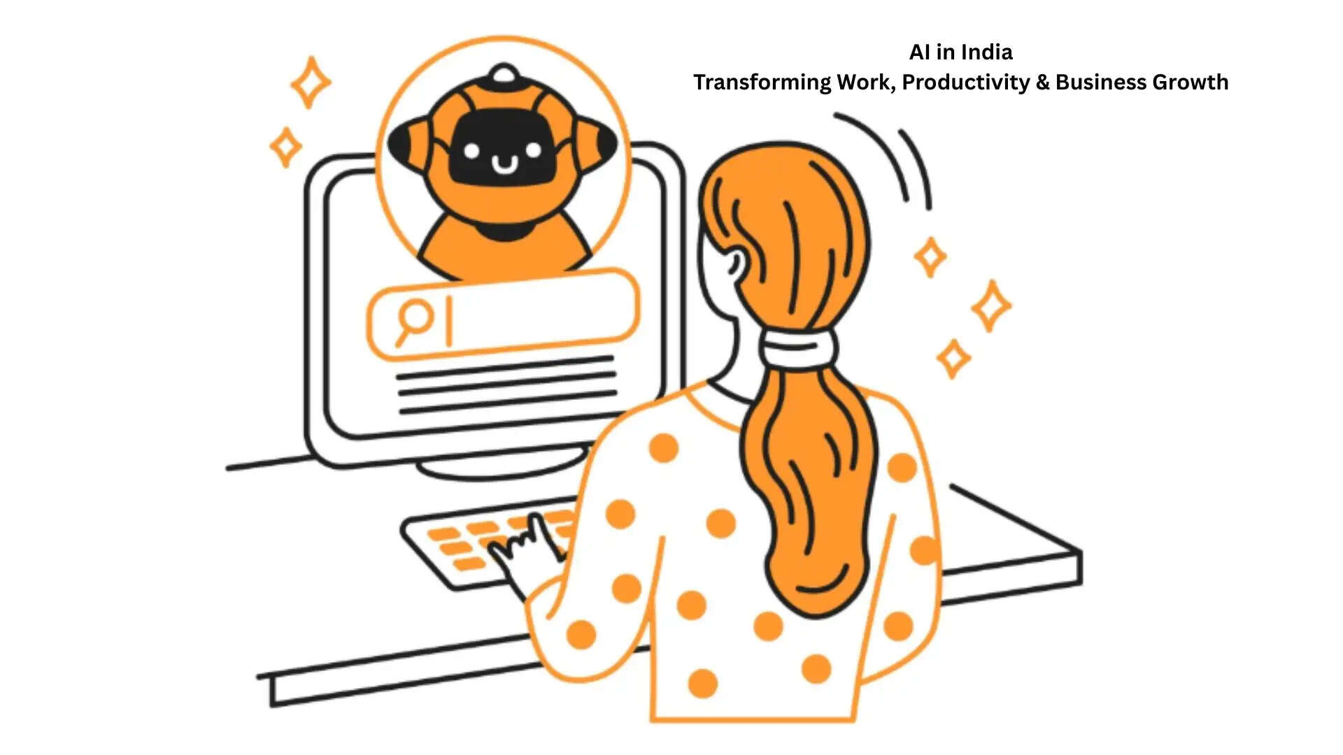 Indian professionals using AI tools for productivity, automation, content creation, and digital transformation in modern workplaces