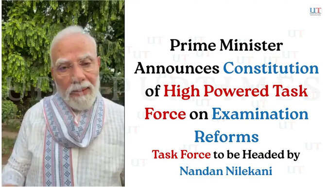 Prime Minister Announces Constitution of High Powered Task Force on Examination Reforms