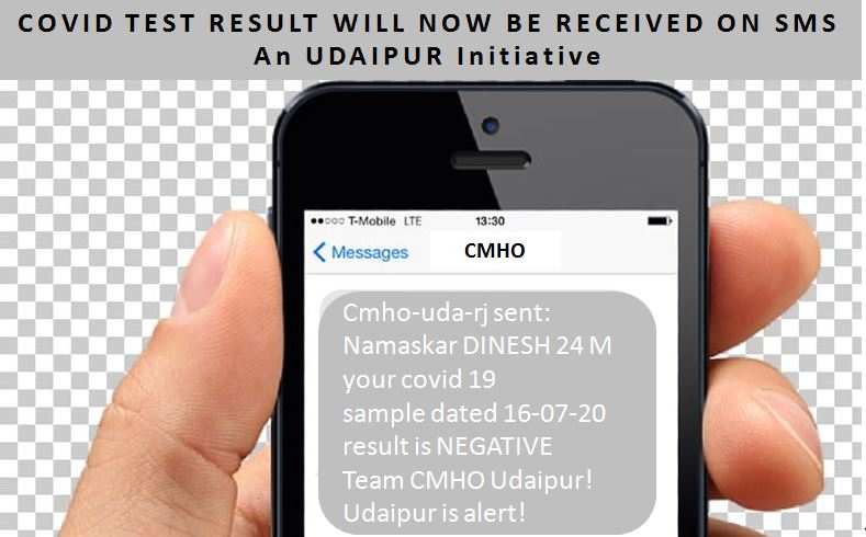 Udaipur becomes first district in Rajasthan to send COVID test results through SMS