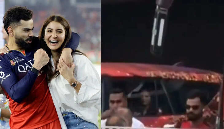 Anushka Sharma accompanies Virat Kohli as Royal Challengers Bengaluru travel to the Narendra Modi Stadium for the IPL 2026 final against Gujarat Titans.