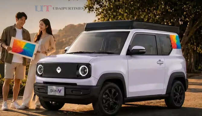 धूप में खड़ी करते ही चार्ज होगी कार ! 7.64 लाख रुपये की कीमत वाली 4 सीटर Solar EV ने मचाई धूम &nbsp;