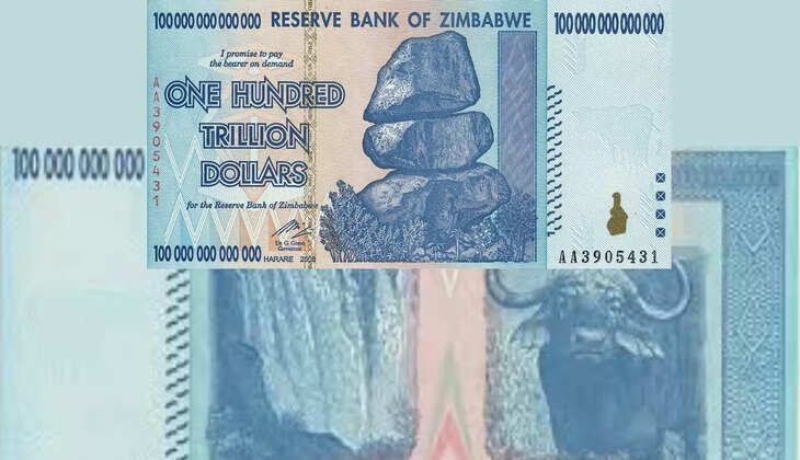 Zimbabwe 100 Trillion Dollar Banknote