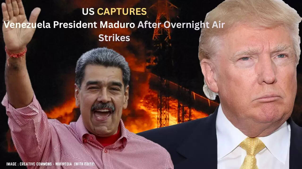US air strikes hit Caracas as United States claims capture of Venezuelan President Nicolas Maduro