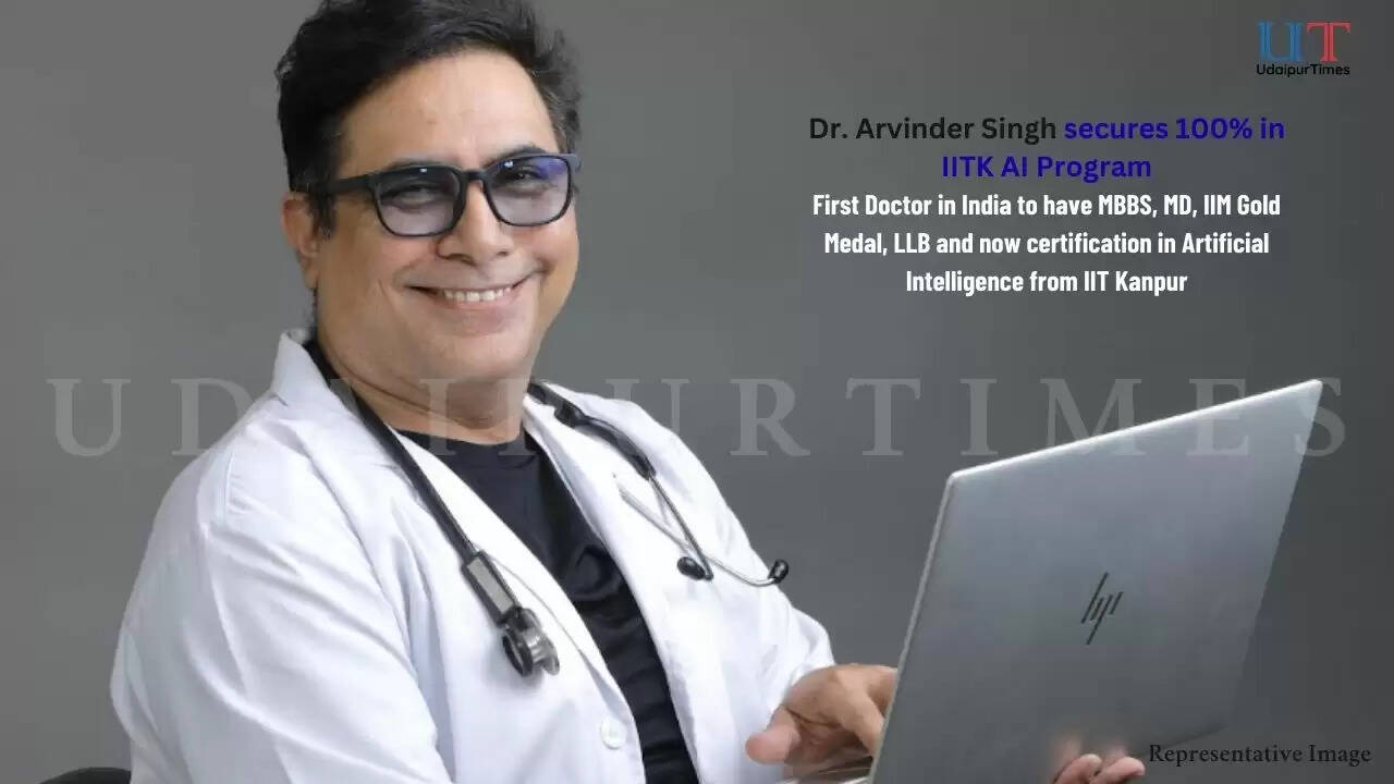 Dr. Arvinder Singh, CMD of Arth Group, sets a milestone in Indian healthcare by completing IIT Kanpur's AI program with 100%. Discover his groundbreaking achievements!