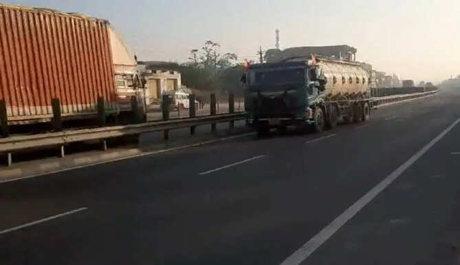 truck looted