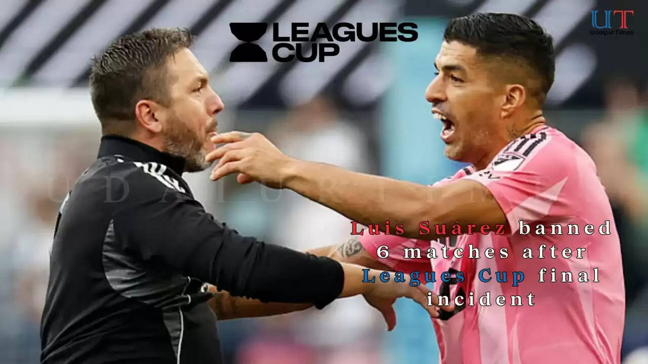 Luis Su&aacute;rez banned for six matches after spitting incident in Leagues Cup final against Seattle Sounders