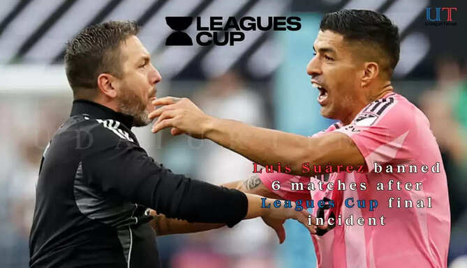 Luis Su&aacute;rez banned for six matches after spitting incident in Leagues Cup final against Seattle Sounders
