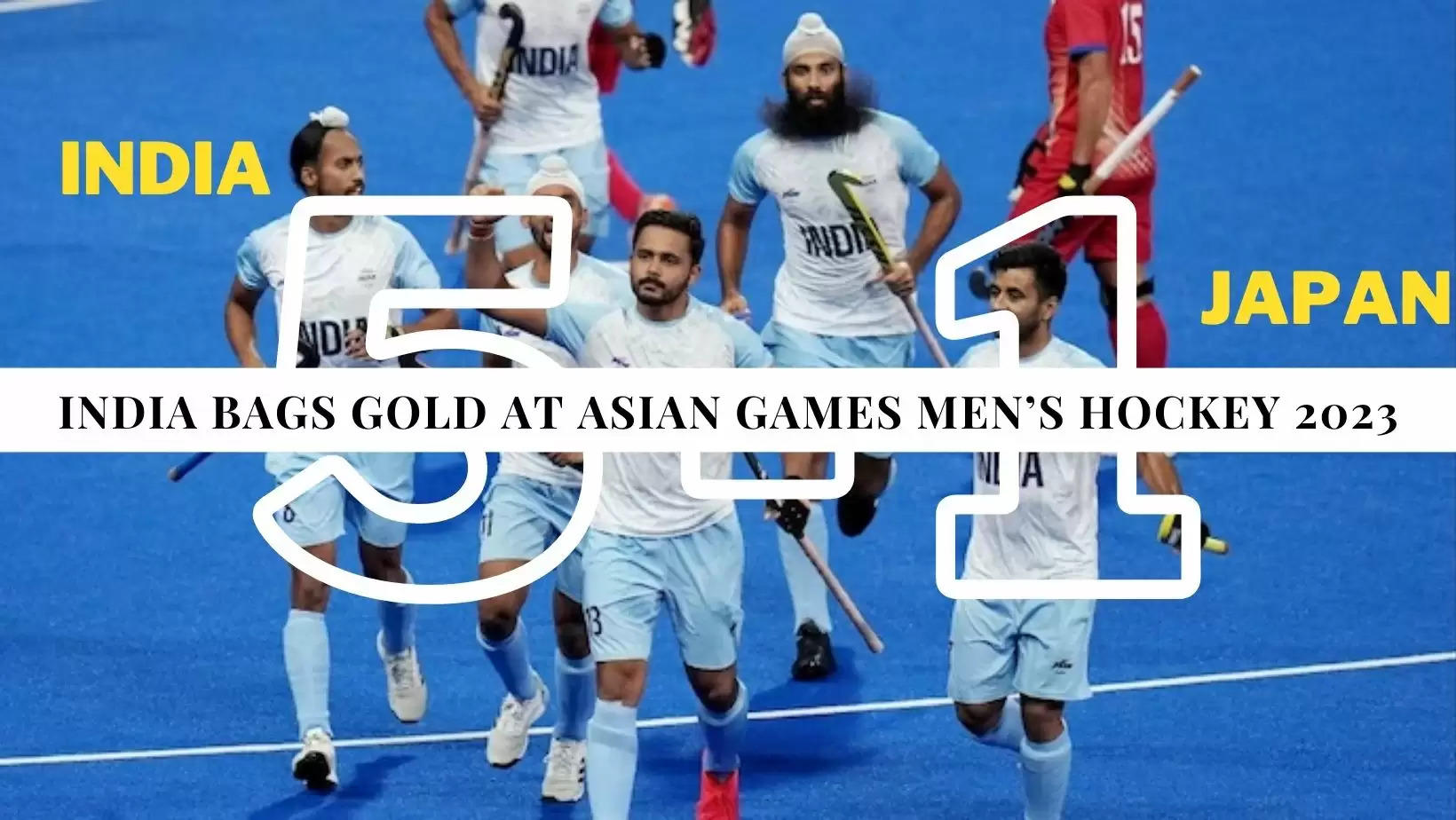 India beat Japan 5-1 in Mens Hockey Final At Asian games 2023