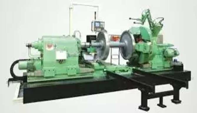 wheel lathe machine