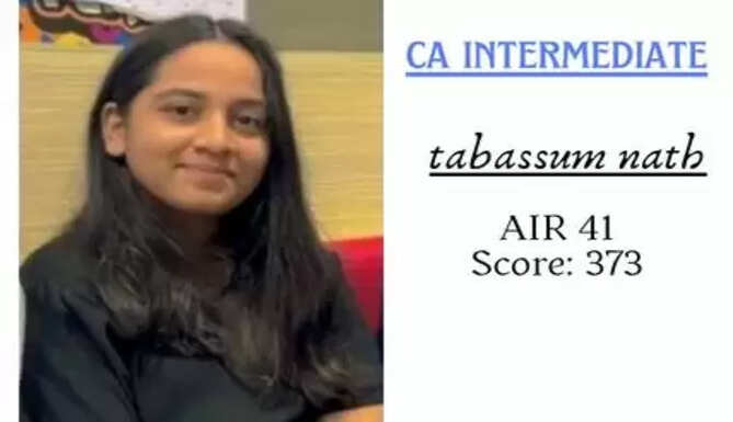 Tabassum Nath Tops CA Inter Results from Udaipur: Secures 41 AIR