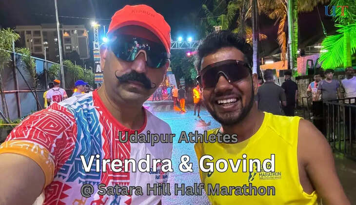 Udaipur runners&nbsp;Para Athlete Govind Kharol&nbsp;and&nbsp;Virendra Narsingh Rana&nbsp;made the city proud by successfully participating in the prestigious&nbsp;Satara Hill Half Marathon,&nbsp;one of India&rsquo;s top four marath