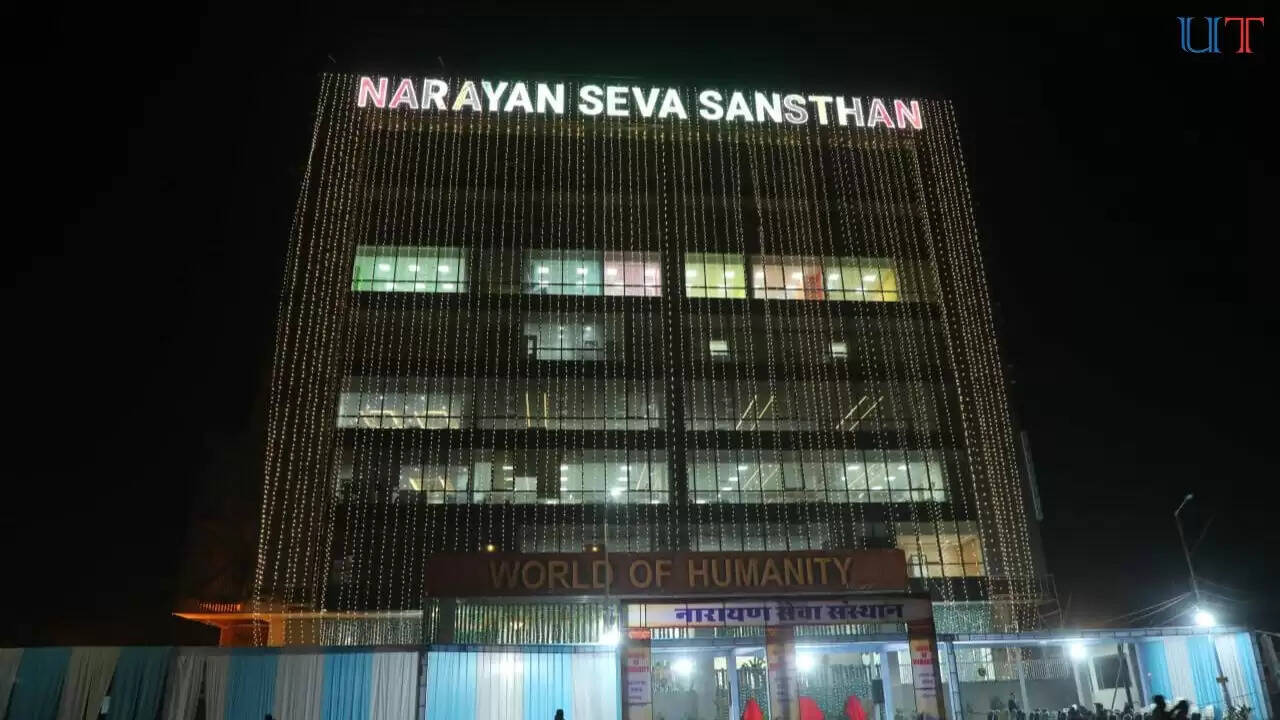 World of Humanity hospital complex by Narayan Seva Sansthan in Udaipur offering free surgeries, rehabilitation, and artificial limbs for persons with disabilities