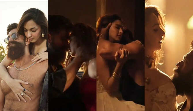 Yash and Kiara Advani in the first song Tabaahi from Toxic: A Fairy Tale for Grown-Ups