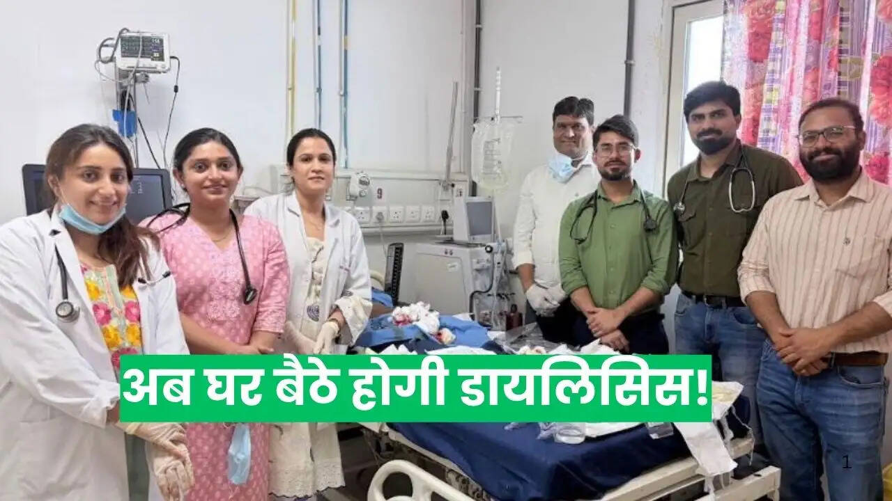 Doctors at RNT Medical College Udaipur successfully introducing CAPD dialysis facility for kidney patients in nephrology department