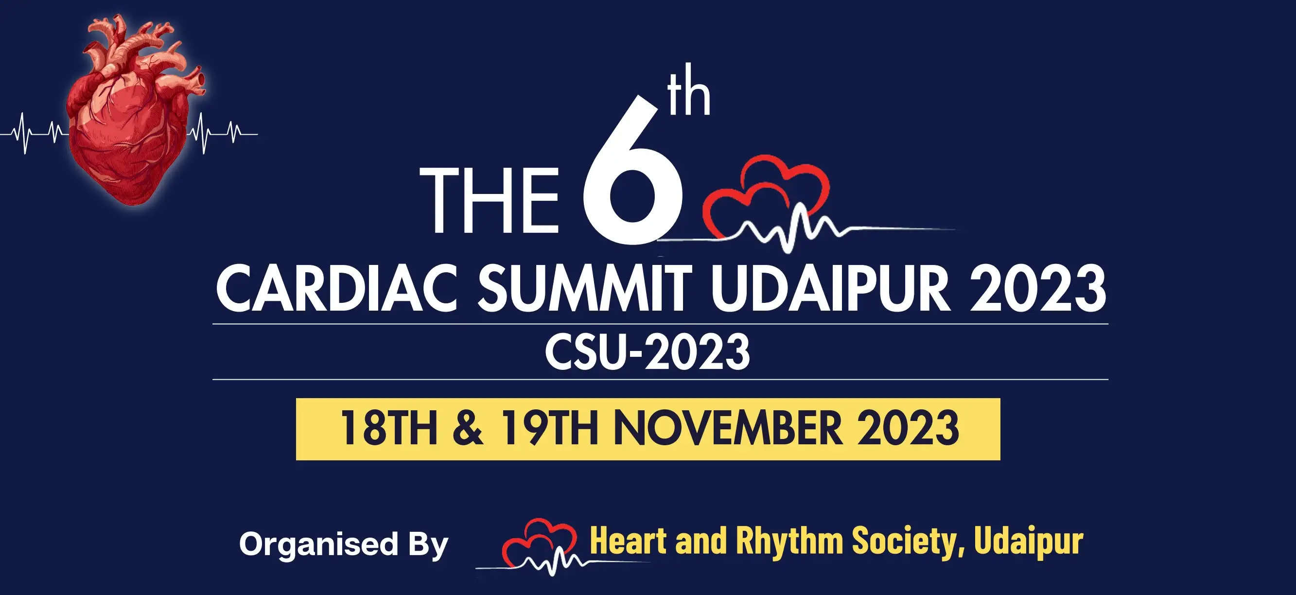 Cardiac Summit Heart Health in Udaipur November 2023 2 Day Cardiac Summit in Udaipur on 18 19 November will focus on Heart Health and New Technologies Dr Amit Khandelwal Dr Mukesh Sharma Dr Kapil Bhargava to participate among 450 physicians