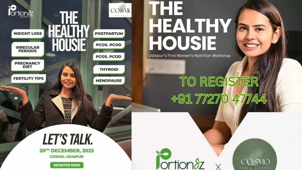 Women participating in Udaipur&rsquo;s first interactive nutrition workshop Healthy Housie at The Cosmo