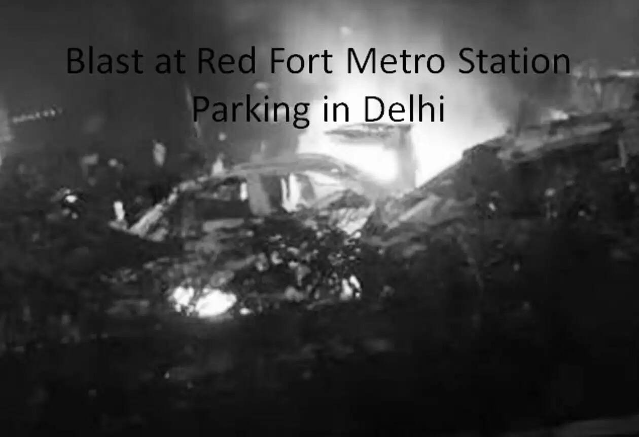 blast at red fort metro station delhi