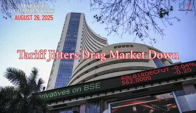 Indian Stock Market Falls as US Tariff Concerns Trigger Selloff | Nifty at 24,712