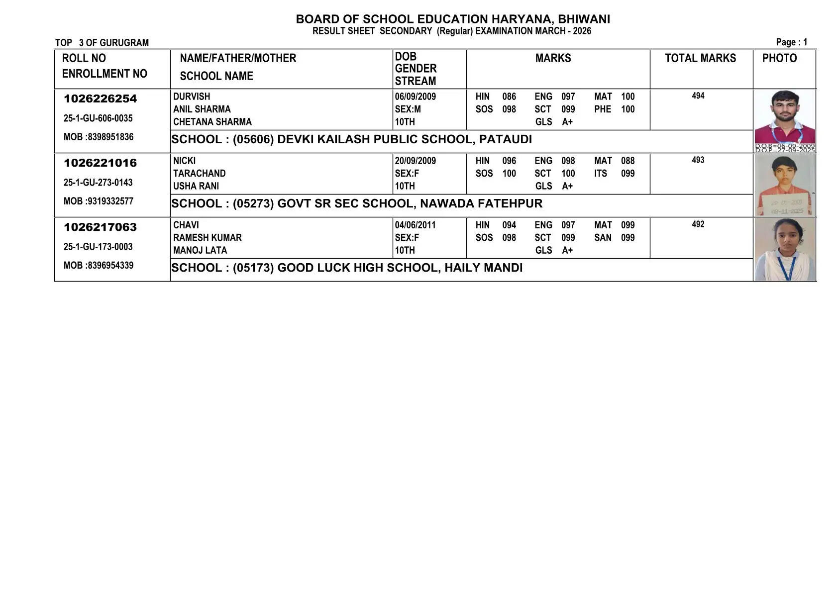 haryana board 10th result 2026, hbse 10th result 2026 date, hbse 10th topper, bseh result 2026, haryana board matric result, hbse 10th result, bseh.org.in, हरियाणा बोर्ड 10वीं रिजल्ट 2026