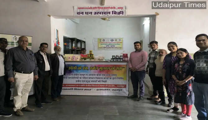 Herbal Gulal stall