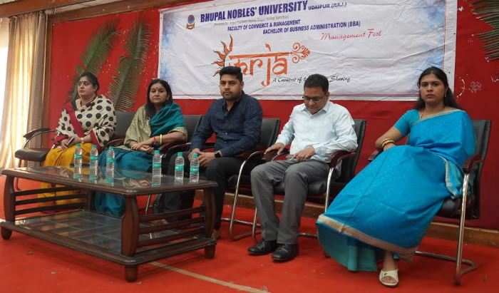 URJA2019 - Management Fest begins at Bhupal Nobles University Udaipur