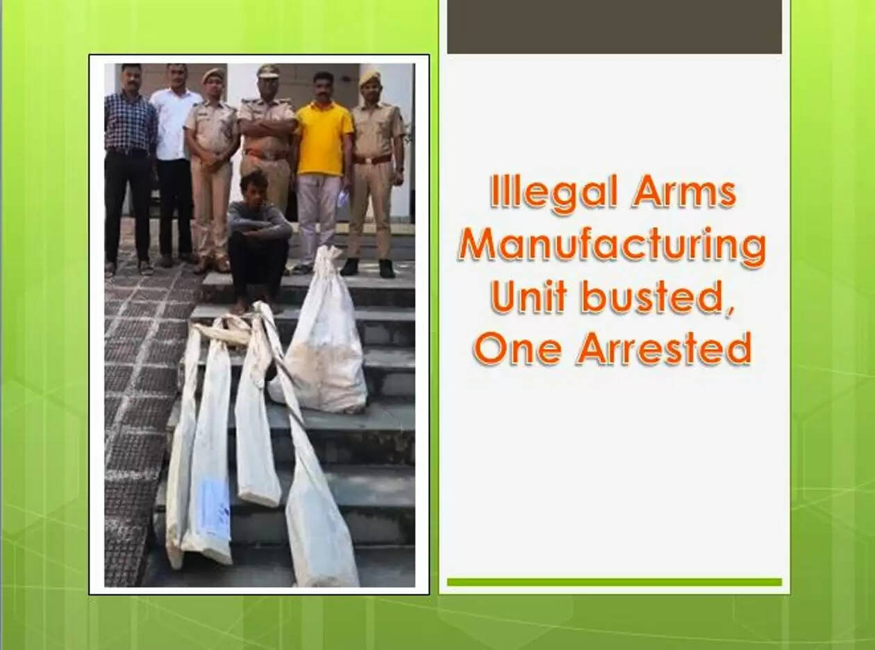 Illegal arms manufacturing unit seized