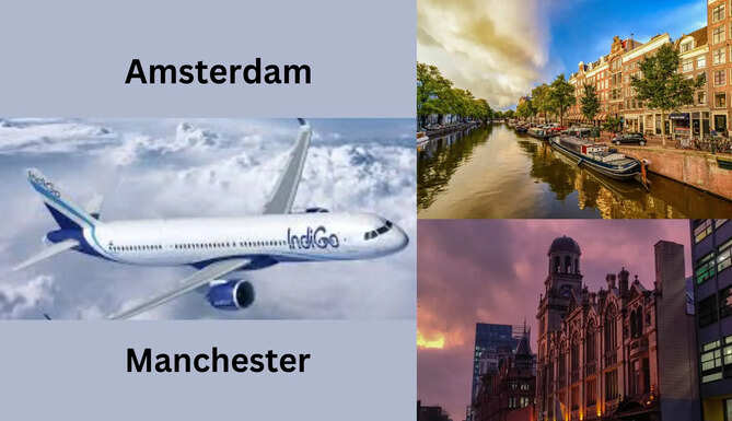 Amsterdam and Manchester Direct Flight