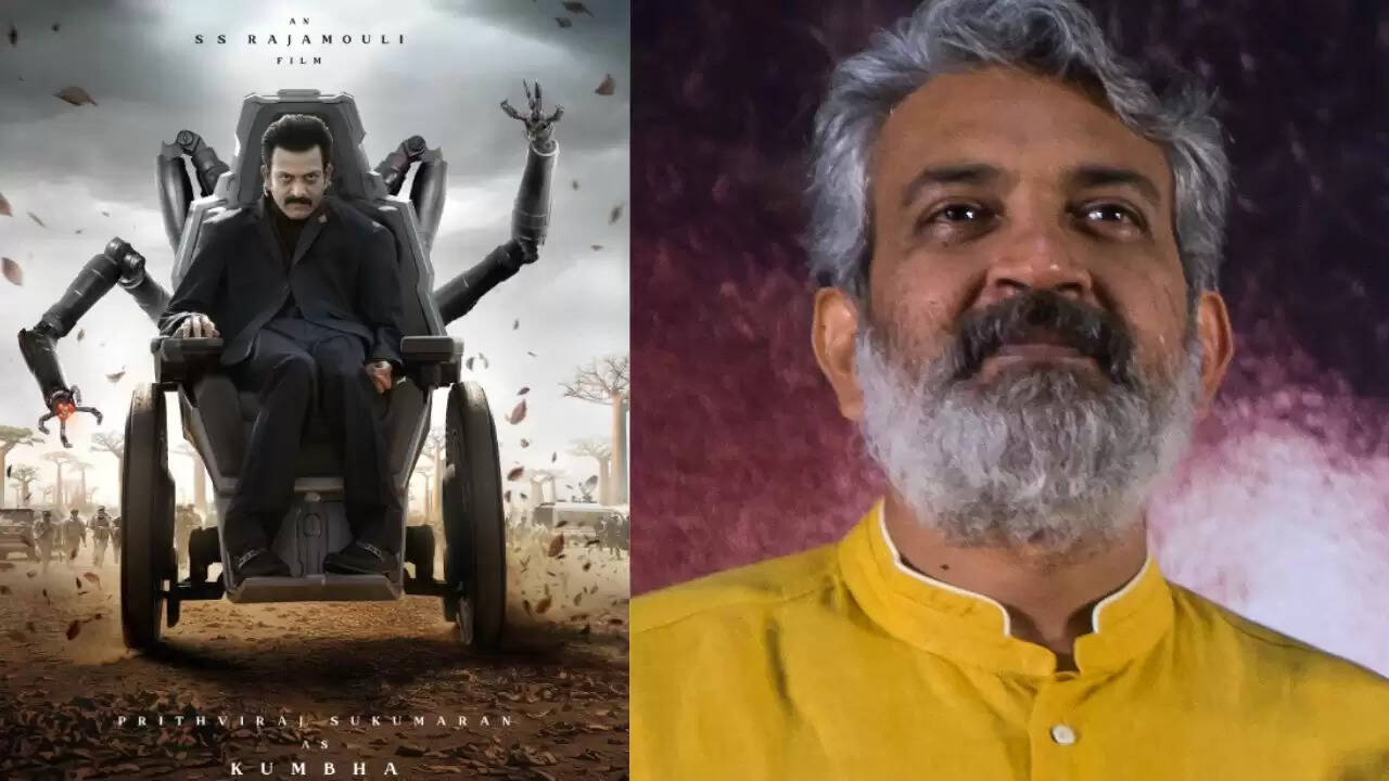 SS Rajamouli, Mahesh Babu, and Priyanka Chopra at SSMB 29 event poster teaser announcement SS Rajamouli&rsquo;s SSMB 29: Mahesh Babu, Priyanka Chopra, and Prithviraj Sukumaran in Upcoming Global Action Film