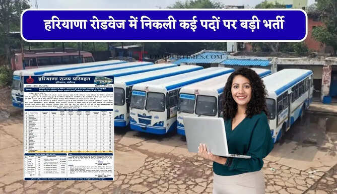 हरियाणा रोडवेज में निकली कई पदों पर बड़ी भर्ती, जल्दी करें आवेदन&nbsp;